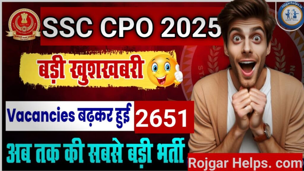 SSC CPO SI Recruitment 2025