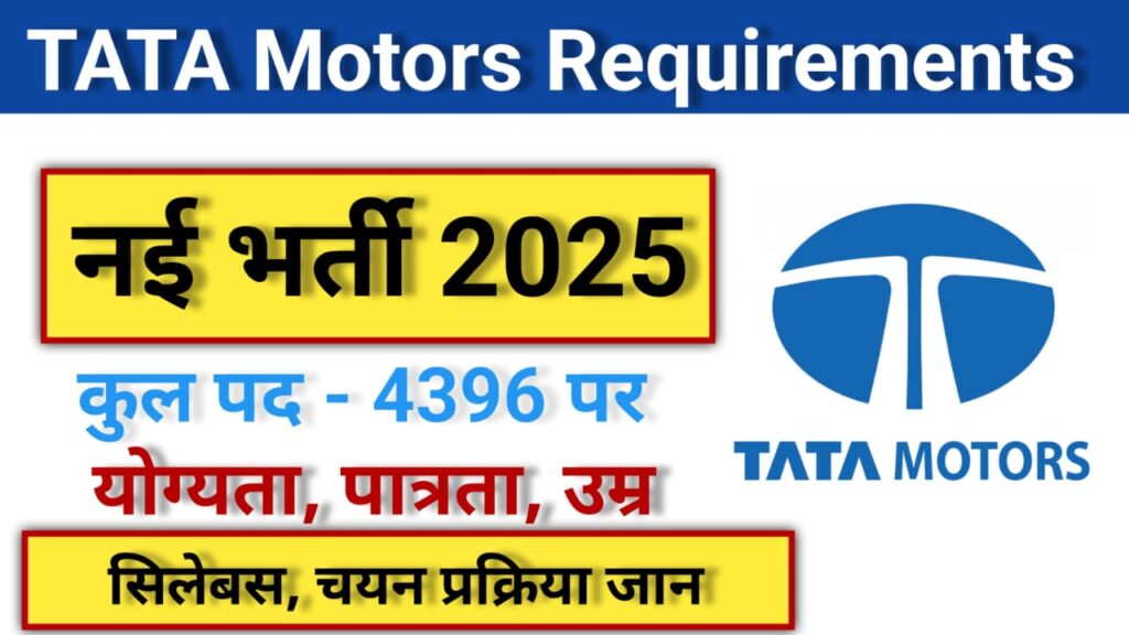 #TataMotors #Recruitment2025 #JobOpportunities #CAREERwithTata #TataCareers #JoinTataMotors #JobSearch2025 #TataMotorsJobs #CareerGoals #WorkAtTata #DreamJob #Hiring2025 #TataMotorsIndia #EngineeringJobs #TataMotorsFamily #FutureLeaders #JobAlert #EmploymentOpportunities #CareerDevelopment #TataMotorsTalent